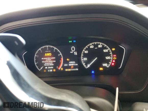 2025 Honda Pilot TrailSport z VIN 5FNYG1H67SB094346, wystawiony jako Copart lot #51415995 z przebiegiem 5 871 mil mil oraz Szkoda całkowita • Salvage title. Historia ofert i sprzedaży dostępna na DreamBid. Obrazek 9.