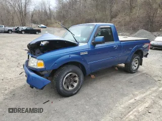 2007 Ford Ranger XL with VIN 1FTYR11E57PA56901, listed as a Copart auction lot 53046805 with 0 mi miles and Salvage Title. Bid and sale history available at carsss.com. Image 1.