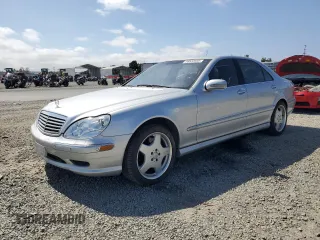 2001 Mercedes-Benz S 600 with VIN WDBNG78J61A203184, listed as a Copart auction lot 58533935 with 148,498 mi miles and Clean title. Bid and sale history available at DreamBid. Image 1.
