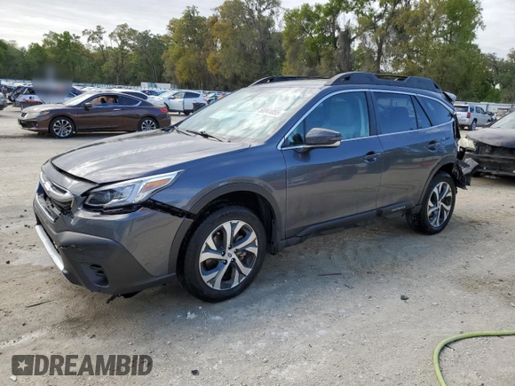 2022 Subaru Outback Limited with VIN 4S4BTANC4N3108597, listed as a Copart auction lot 50041055 with 42,491 mi miles and Salvage Title. Bid and sale history available at DreamBid. Image 1.