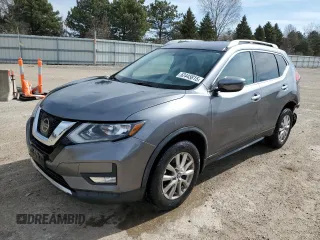 2017 Nissan Rogue SV with VIN KNMAT2MV5HP573539, listed as a Copart auction lot 52445815 with 98,804 mi miles and Salvage Title. Bid and sale history available at carsss.com. Image 1.