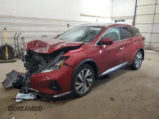2019 Nissan Murano SL with VIN 5N1AZ2MS7KN114631, listed as a Copart auction lot 49160535 with 96,360 mi miles and Salvage Title. Bid and sale history available at carsss.com. Image 1.