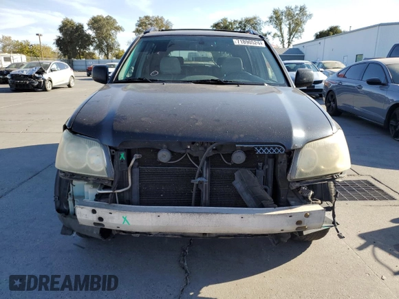 2006 Toyota Highlander Hybrid with VIN JTEEW21A060007395, listed as a Copart auction lot 71890524 with 236,086 mi miles and Salvage Title. Bid and sale history available at carsss.com. Image 5.
