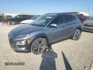 2018 Hyundai Kona Ultimate with VIN KM8K53A59JU130001, listed as a Copart auction lot 77345064 with 40,575 mi miles and Salvage Title. Bid and sale history available at carsss.com. Image 1.