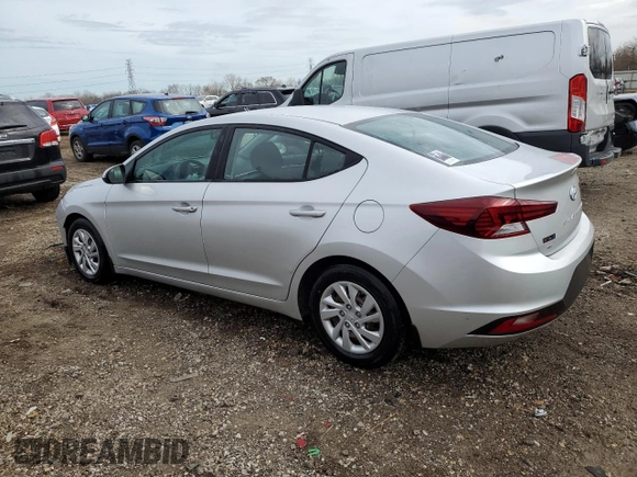 2019 Hyundai Elantra SE with VIN 5NPD74LF2KH430395, listed as a Copart auction lot 50257315 with 53,487 mi miles and Salvage Title. Bid and sale history available at DreamBid. Image 2.