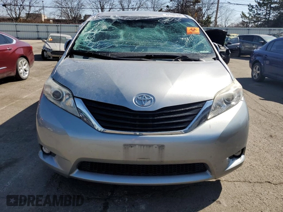 2013 Toyota Sienna LE with VIN 5TDJK3DC9DS058342, listed as a Copart auction lot 47206395 with 169,762 mi miles and Salvage Title. Bid and sale history available at carsss.com. Image 5.
