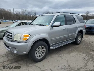 2004 Toyota Sequoia Limited with VIN 5TDBT48A24S215547, listed as a Copart auction lot 53239665 with 155,540 mi miles and Clean Title. Bid and sale history available at carsss.com. Image 1.