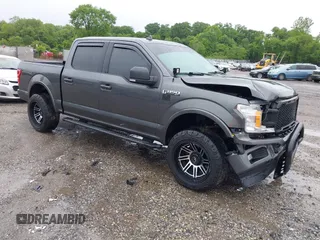 2018 Ford F-150 XL with VIN 1FTEW1EG9JFB61381, listed as a IAAI auction lot 42333559 with 163,793 mi miles and . Bid and sale history available at DreamBid. Image 1.