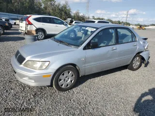 2002 Mitsubishi Lancer ES with VIN JA3AJ26E72U062554, listed as a Copart auction lot 45915625 with 163,839 mi miles and Salvage Title. Bid and sale history available at carsss.com. Image 1.
