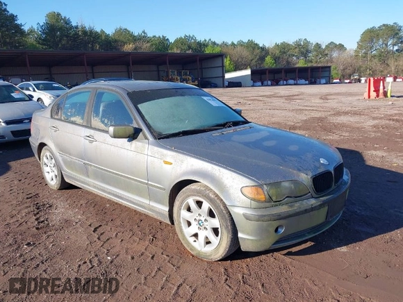 2004 BMW 3 Series 325i with VIN WBAEV33434KR33499, listed as a IAAI auction lot 41874981 with 216,828 mi miles. Bid and sale history available at carsss.com. Image 1.