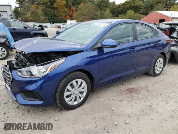2022 Hyundai Accent SEL with VIN 3KPC24A66NE158763, listed as a Copart auction lot 72641223 with 30,317 mi miles. Bid and sale history available at carsss.com. Image 1.