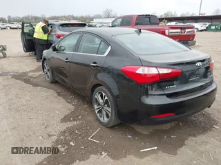 2016 Kia Forte EX with VIN KNAFX4A87G5473485, listed as a IAAI auction lot 41998571 with 133,999 mi miles. Bid and sale history available at carsss.com. Image 3.