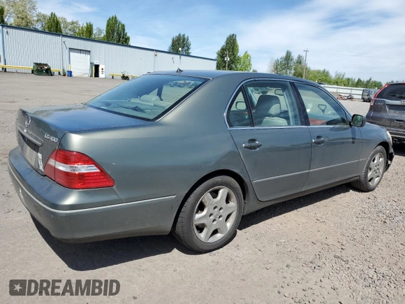 2004 Lexus LS 430 z VIN JTHBN36F340168081, wystawiony jako Copart lot #56130145 z przebiegiem 313 818 mil mil oraz Szkoda całkowita • Salvage title. Historia ofert i sprzedaży dostępna na DreamBid. Obrazek 3.