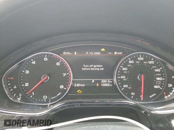 2016 Audi A8 Sport z VIN WAU43AFD2GN005719, wystawiony jako Copart lot #60746275 z przebiegiem 125 802 mil mil oraz Szkoda całkowita • Salvage title. Historia ofert i sprzedaży dostępna na DreamBid. Obrazek 9.