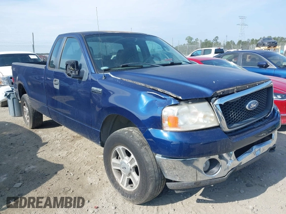 2007 Ford F-150 XL with VIN 1FTRF14W57KD56405, listed as a IAAI auction lot 42124580 with 104,196 mi miles and . Bid and sale history available at DreamBid. Image 1.