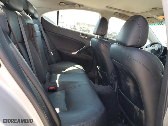 2008 Lexus IS 250 with VIN JTHBK262X85061537, listed as a Copart auction lot 49921375 with 139,752 mi miles and Salvage Title. Bid and sale history available at carsss.com. Image 10.