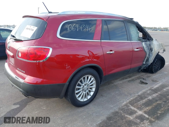 2012 Buick Enclave Leather with VIN 5GAKVCED2CJ352777, listed as a IAAI auction lot 41289682 with Not Provided miles and . Bid and sale history available at carsss.com. Image 4.