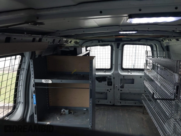 2013 Chevrolet Express Cargo with VIN 1GCSGAFX2D1148701, listed as a IAAI auction lot 42215285 with 265,463 mi miles and . Bid and sale history available at DreamBid. Image 8.