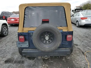 2001 Jeep Wrangler SE with VIN 1J4FA29P41P303093, listed as a Copart auction lot 49342475 with 193,768 mi miles and Salvage Title. Bid and sale history available at carsss.com. Image 6.