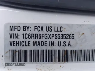 2023 Ram 1500 Tradesman with VIN 1C6RR6FGXPS535265, listed as a IAAI auction lot 41474268 with 10,989 mi miles and . Bid and sale history available at DreamBid. Image 9.