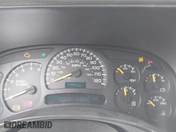 2004 Chevrolet Tahoe LT with VIN 1GNEC13Z24J330050, listed as a IAAI auction lot 41802659 with 278,497 mi miles and . Bid and sale history available at DreamBid. Image 7.