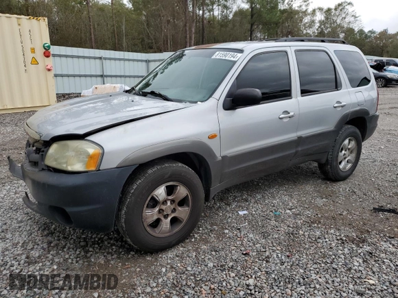 2003 Mazda Tribute LX with VIN 4F2YZ04153KM20941, listed as a Copart auction lot 82683264 with 195,240 mi miles and Salvage Title. Bid and sale history available at DreamBid. Image 1.