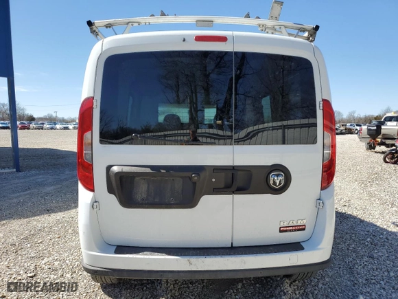 2015 Ram ProMaster City Cargo Van Tradesman SLT with VIN ZFBERFBT3F6A66205, listed as a Copart auction lot 48565415 with 199,895 mi miles and Clean Title. Bid and sale history available at carsss.com. Image 6.