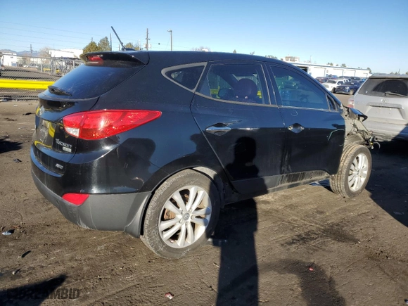 2011 Hyundai Tucson Limited with VIN KM8JUCAC4BU260329, listed as a Copart auction lot 87921435 with 164,810 mi miles and Salvage Title. Bid and sale history available at carsss.com. Image 3.