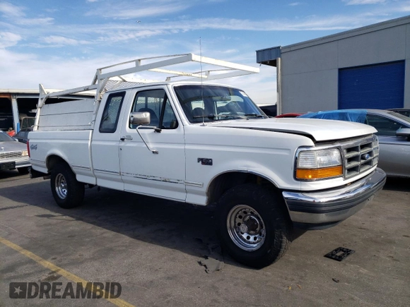 1992 Ford F-150 with VIN 1FTEX14N3NKB14423, listed as a Copart auction lot 77404624 with 287,507 mi miles and Salvage Title. Bid and sale history available at carsss.com. Image 4.