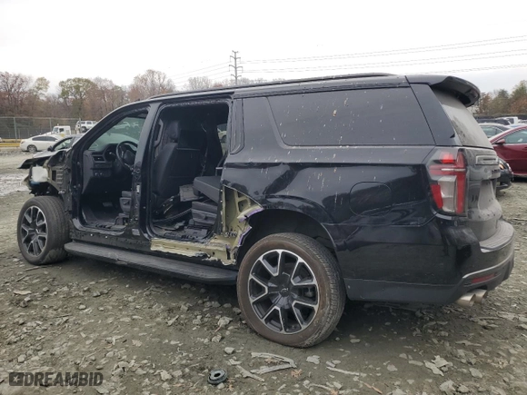 2022 Chevrolet Suburban RST with VIN 1GNSKEKL0NR282092, listed as a Copart auction lot 79947854 with 102,995 mi miles and Salvage Title. Bid and sale history available at carsss.com. Image 2.