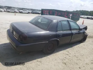 2001 Ford Crown Victoria Police Police Interceptor with VIN 2FAFP71W61X192261, listed as a Copart auction lot 69208974 with 163,632 mi miles and Salvage Title. Bid and sale history available at carsss.com. Image 3.