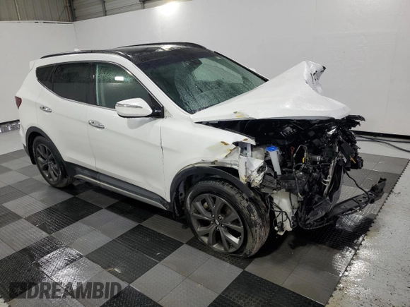 2017 Hyundai Santa Fe Ultimate z VIN 5XYZW4LA3HG465055, wystawiony jako Copart lot #54830225 z przebiegiem 111 625 mil mil oraz Czysty tytuł • Clean title. Historia ofert i sprzedaży dostępna na DreamBid. Obrazek 4.