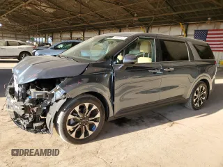 2024 Kia Carnival EX with VIN KNDNC5H37R6319303, listed as a Copart auction lot 50089165 with 13,310 mi miles and Salvage Title. Bid and sale history available at carsss.com. Image 1.