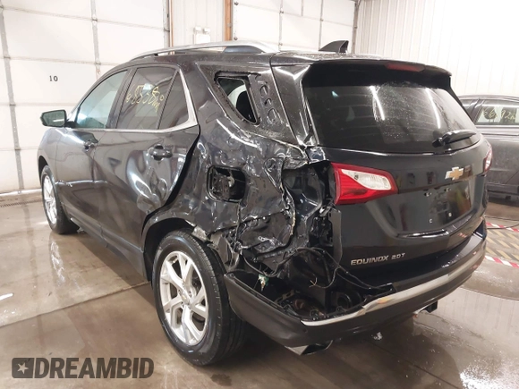 2020 Chevrolet Equinox LT with VIN 2GNAXLEX1L6206969, listed as a IAAI auction lot 40982322 with 68,538 mi miles. Bid and sale history available at carsss.com. Image 3.