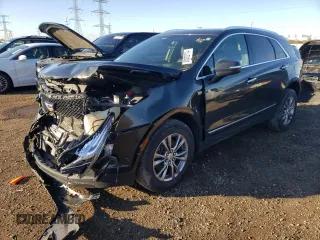 2021 Cadillac XT5 AWD Premium Luxury with VIN 1GYKNDRS6MZ131936, listed as a Copart auction lot 80092114 with 36,222 mi miles and Salvage Title. Bid and sale history available at carsss.com. Image 1.