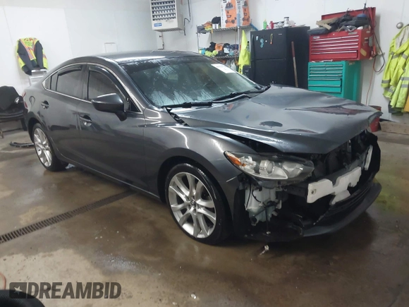 2016 Mazda Mazda6 i Touring with VIN JM1GJ1V53G1481551, listed as a IAAI auction lot 41525760 with 89,880 mi miles. Bid and sale history available at carsss.com. Image 1.