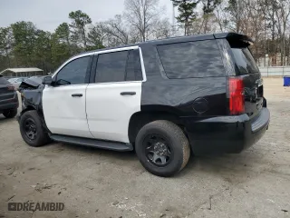 2018 Chevrolet Tahoe Commercial with VIN 1GNLCDEC1JR136592, listed as a Copart auction lot 47056925 with 126,682 mi miles and Clean Title. Bid and sale history available at carsss.com. Image 2.