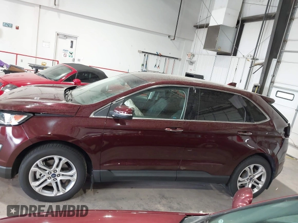 2018 Ford Edge Titanium with VIN 2FMPK4K89JBC18923, listed as a IAAI auction lot 41879343 with 75,683 mi miles. Bid and sale history available at carsss.com. Image 15.