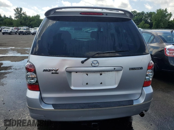 2005 Mazda MPV LX z VIN JM3LW28J650540407, wystawiony jako Copart lot #62223774 z przebiegiem 136 977 mil mil oraz Szkoda całkowita • Salvage title. Historia ofert i sprzedaży dostępna na DreamBid. Obrazek 6.