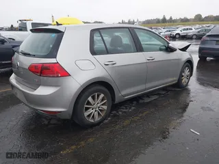 2015 Volkswagen Golf TSI SEL with VIN 3VW217AU5FM057121, listed as a IAAI auction lot 40735047 with 84,185 mi miles. Bid and sale history available at carsss.com. Image 4.