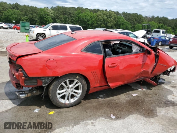 2013 Chevrolet Camaro LT with VIN 2G1FF1E37D9224775, listed as a Copart auction lot 55295635 with 170,300 mi miles and Salvage title. Bid and sale history available at DreamBid. Image 3.