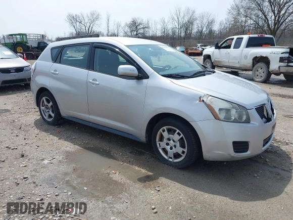 2009 Pontiac Vibe w/1SB with VIN 5Y2SP67009Z475895, listed as a IAAI auction lot 42123456 with 177,484 mi miles. Bid and sale history available at carsss.com. Image 1.