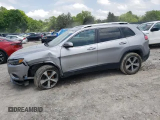2019 Jeep Cherokee Limited with VIN 1C4PJMDX4KD447548, listed as a Copart auction lot 56152995 with 91,491 mi miles and Salvage title. Bid and sale history available at DreamBid. Image 1.