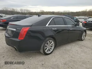 2017 Cadillac CTS AWD with VIN 1G6AW5SX5H0171853, listed as a Copart auction lot 80124974 with 105,349 mi miles and Salvage title. Bid and sale history available at DreamBid. Image 3.