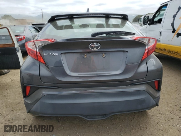 2018 Toyota C-HR XLE with VIN NMTKHMBX0JR042667, listed as a Copart auction lot 54173255 with 50,395 mi miles and Salvage Title. Bid and sale history available at carsss.com. Image 6.