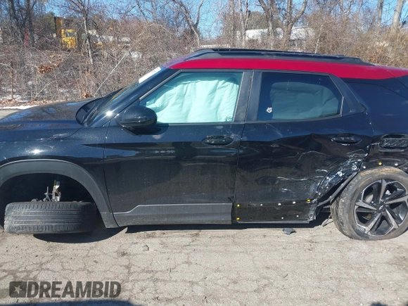 2021 Chevrolet TrailBlazer RS with VIN KL79MTSL6MB111695, listed as a IAAI auction lot 41589273 with 22,815 mi miles and . Bid and sale history available at DreamBid. Image 13.