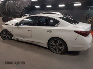 2020 Infiniti Q50 3.0t SPORT with VIN JN1EV7AR7LM253846, listed as a IAAI auction lot 41305150 with 45,560 mi miles. Bid and sale history available at carsss.com. Image 3.