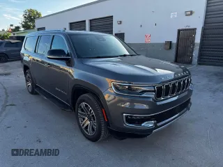 2024 Jeep Wagoneer Series II with VIN 1C4SJSBP8RS181555, listed as a Copart auction lot 64525595 with 19,105 mi miles and Clean title. Bid and sale history available at DreamBid. Image 1.