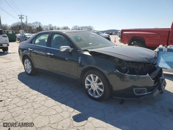 2010 Lincoln MKZ with VIN 3LNHL2JCXAR615179, listed as a Copart auction lot 48541495 with 76,448 mi miles and Salvage Title. Bid and sale history available at carsss.com. Image 4.
