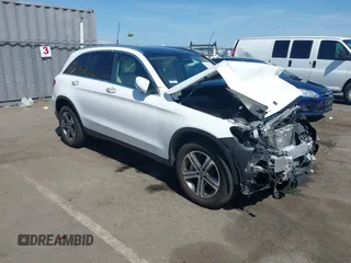 2022 Mercedes-Benz GLC 300 z VIN W1N0G8EB8NG119555, wystawiony jako IAAI lot #42383354 z przebiegiem 25 595 mil mil oraz . Historia ofert i sprzedaży dostępna na DreamBid. Obrazek 1.